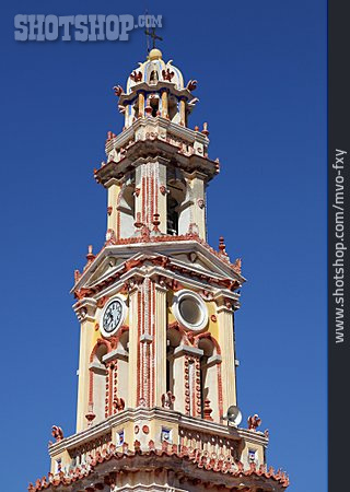 
                Kirchturm, Glockenturm, Kloster Panormitis                   