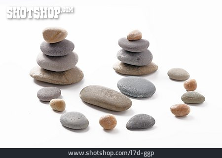 
                Kieselstein, Balance, Zen                   