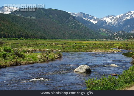 
                Fluss, Rocky Mountains, Rocky-mountain-nationalpark                   