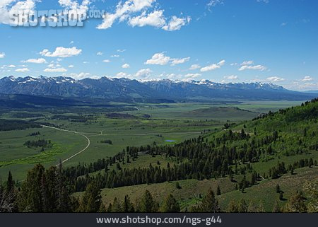 
                Landschaft, Aussicht, Rocky Mountains, Sawtooth Wilderness                   