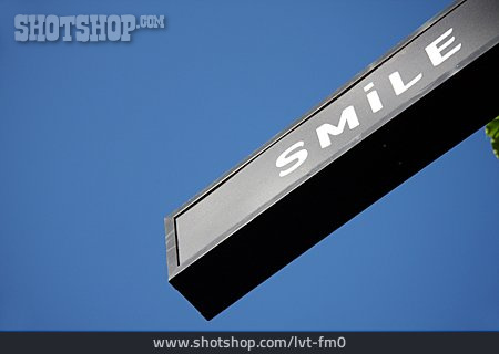 
                Schriftzug, Smile                   