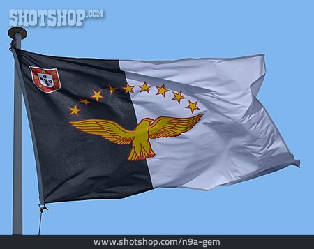 
                Azoren, Flagge Der Azoren                   