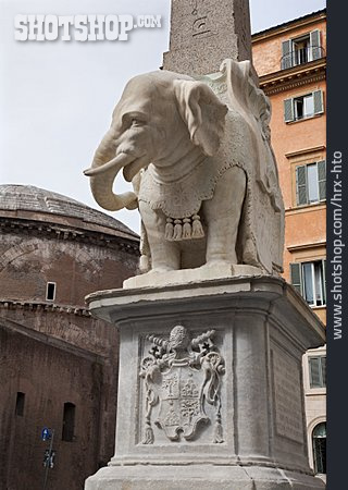 
                Skulptur, Statue, Elefant                   