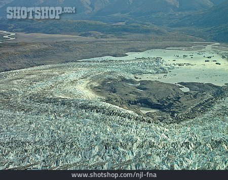 
                Gletscher, Eisfeld, Kluane-nationalpark                   