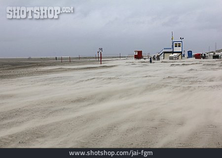 
                Strand, Nordseeküste, Stürmisch                   
