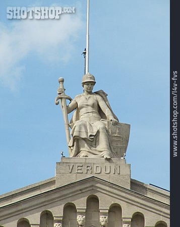 
                Denkmal, Statue, Verdun, Gare De L’est                   