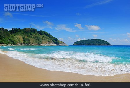 
                Strand, Meer, Küste, Phuket, Andamanensee                   