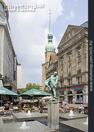 
                Alter Markt, Dortmund, Bläserbrunnen                   