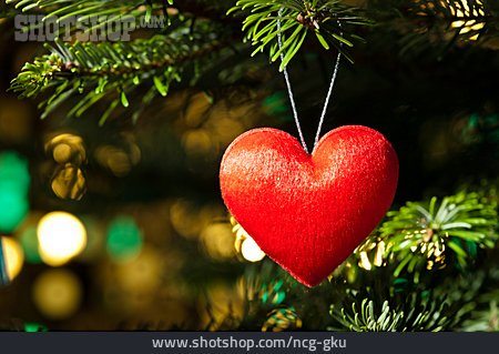 
                Herz, Weihnachtsschmuck, Christbaumschmuck                   