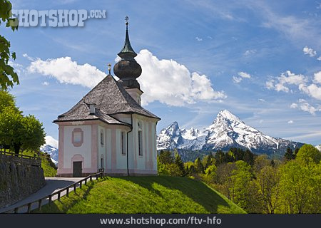 
                Wallfahrtskirche, Maria Gern, Berchtesgadener Land                   