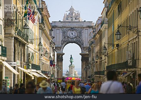 
                Lissabon, Commerce Square, Pracio Del Comercio                   