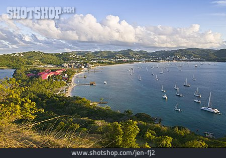 
                Segeltörn, Bucht, St. Lucia                   