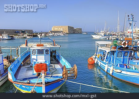 
                Fischerboote, Kreta, Iraklion                   