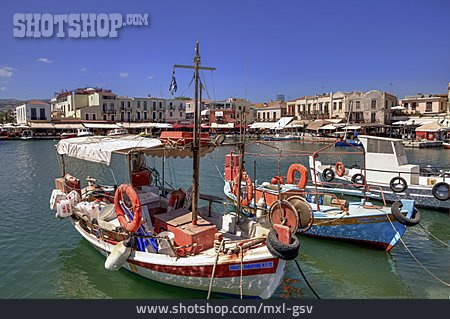 
                Fischerboote, Kreta, Rethymno                   