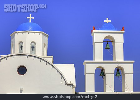 
                Kirche, Griechisch, Glockenturm, Orthodox                   