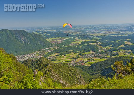
                Bayern, Berchtesgadener Land, Gleitschirmfliegen, Lattengebirge, Predigtstuhl                   