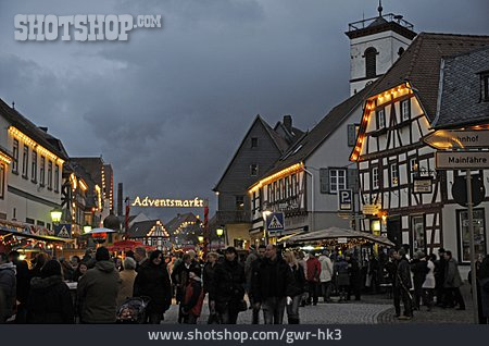 
                Weihnachtsmarkt, Seligenstadt                   