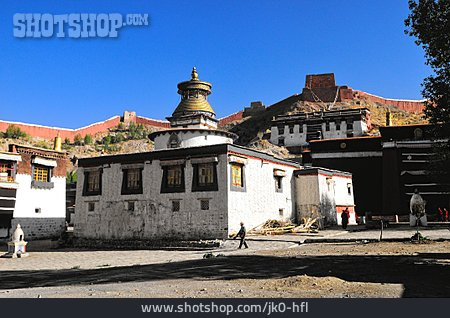 
                Buddhismus, Klosteranlage, Pelkhor-kloster                   
