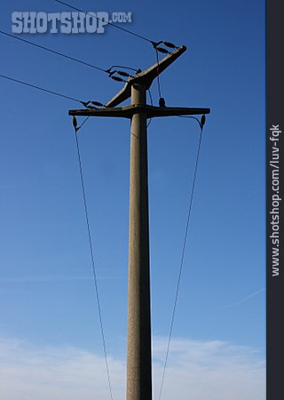 
                Stromleitung, Hochspannungsmast                   