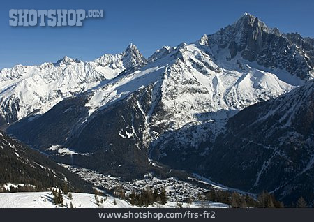 
                Alpen, Mont-blanc-gruppe, Aiguille Du Dru                   