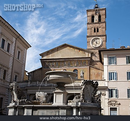 
                Kirche, Rom, Santa Maria In Trastevere                   