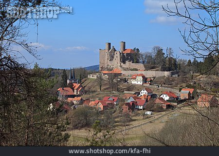 
                Burgruine, Burg Hanstein, Eichsfeld                   