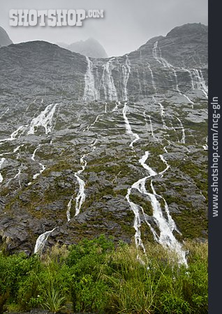 
                Wasserfall, Kaskade, Wildwasser, Neuseeland                   