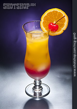 
                Cocktailglas, Tequila Sunrise                   
