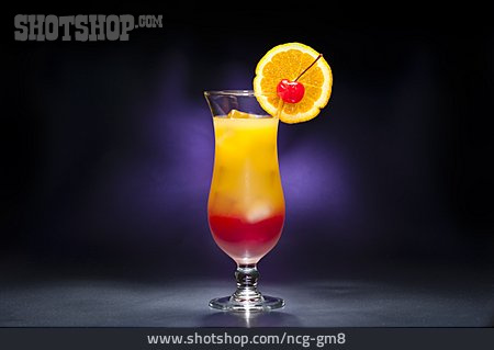 
                Cocktailglas, Tequila Sunrise                   