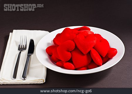 
                Herz, Valentinstag, Mahlzeit                   