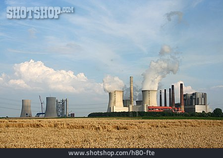 
                Industrie, Industrielandschaft, Kraftwerk, Braunkohlekraftwerk, Kraftwerk Neurath                   