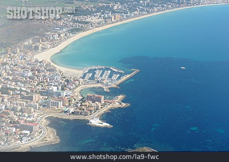 
                Luftaufnahme, Stadtansicht, Mallorca                   