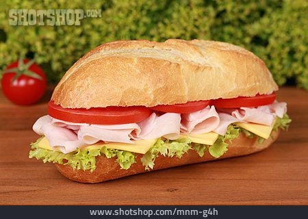 
                Belegtes Brötchen, Sandwich                   