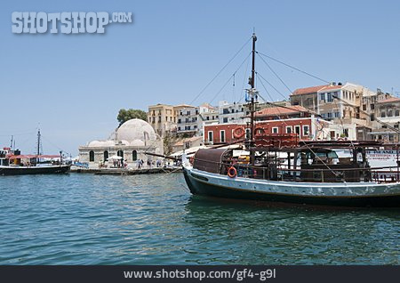 
                Schiff, Kreta, Chania, Hassan-pascha-moschee                   
