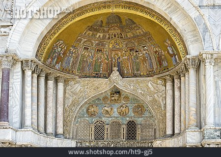 
                Mosaik, Kirchenportal, Markusdom                   