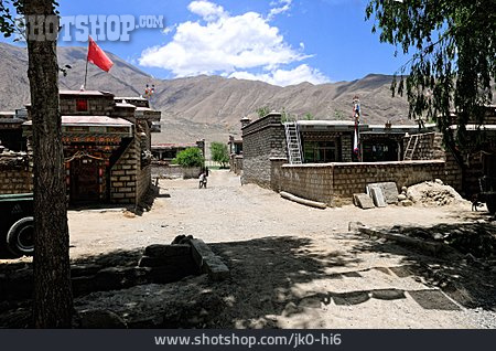 
                Dorf, Tibet, Ortschaft                   