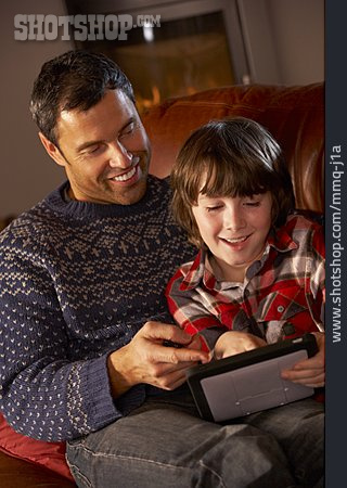 
                Vater, Sohn, Videospiel, Handheld-konsole                   