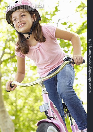 
                Kind, Mädchen, Radfahren, Radfahrerin                   