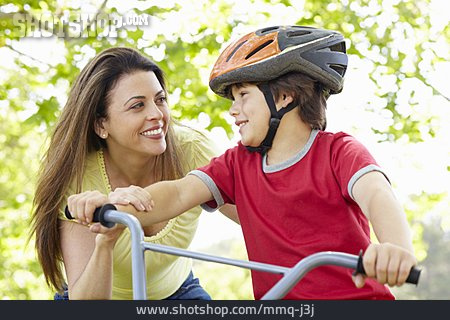 
                Mutter, Radfahren, Sohn                   