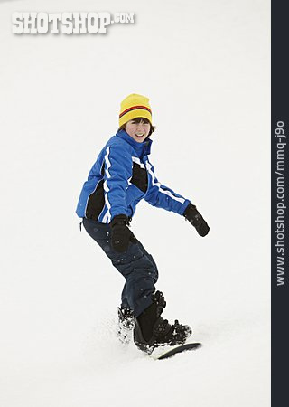 
                Junge, Kind, Snowboarder, Snowboard                   