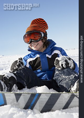 
                Junge, Kind, Snowboarder                   