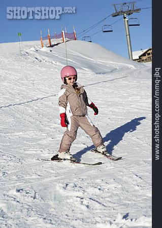 
                Kind, Skifahren, Skifahrerin                   