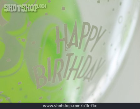 
                Luftballon, Happy Birthday, Partydekoration, Geburtstagsparty                   