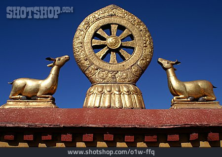 
                Buddhismus, Dharmachakra, Jokhang                   