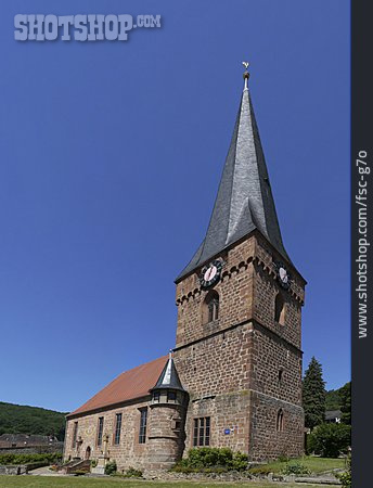 
                Kirche, Martinskirche, Dörrenbach                   