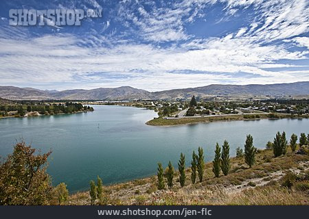 
                Neuseeland, Otago, Alexandra, Clutha, Manuherikia River                   
