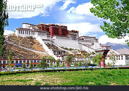 
                Lhasa, Potala-palast                   