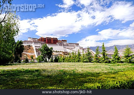 
                Lhasa, Potala-palast                   
