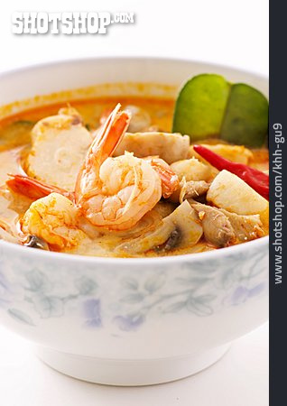 
                Fischsuppe, Tom Yam Gung                   