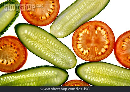 
                Backgrounds, Tomato, Cucumber                   